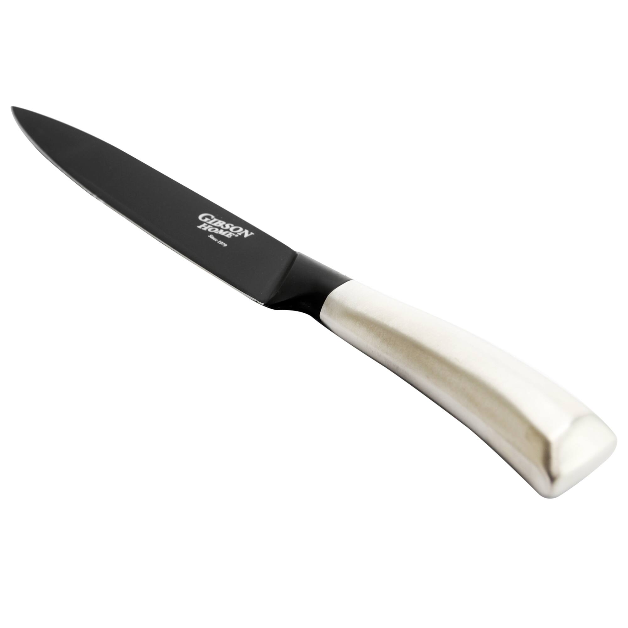 Gibson Home® Opus 8'' Black Stainless Steel Nonstick Carving Knife